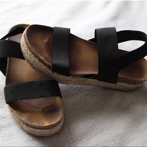 Steve Madden Platform Espadrilles Sandals